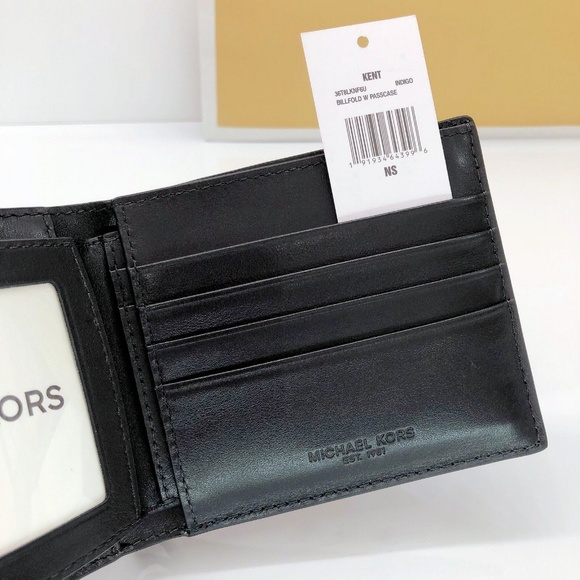 NIB MICHAEL KORS Mens Kent 3 in 1 Billfold Wallet - Picture 5 of 8